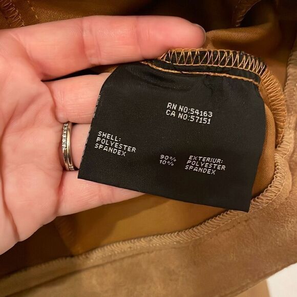 Marc New York Tan faux suede full zip jacket xl - Picture 4 of 9